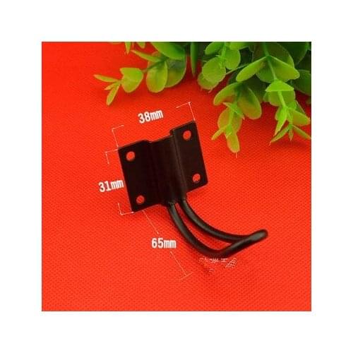 Hardware accessories Cloth Hooks Vintage Black Wall Hook Hanger For Bathroom & home storage accessories