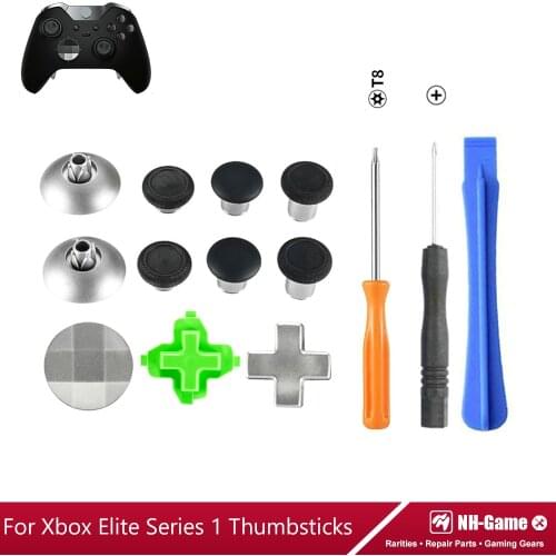 Free Shipping Button For Xbox One Elite Controller Thumb Grips Stick D-Pad For PS4 Joystick Bumper Bullet Set Analog Stand