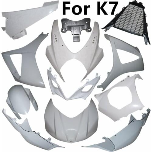 Fit For Suzuki GSXR1000 K7 2007 2008 07 08 Unpainted Motorcycle Fairing Kit Bodywork Plastic Parts Injection Components ABS