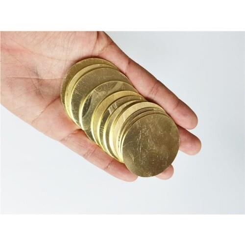 Brass Disc Round Plate Sheet Diameter 50mm 100mm 150mm 200mm Copper Alloy Sheet Plate