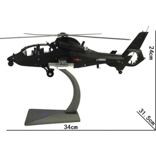 WZ-19 Helicopter 1:48 Scale Diecast Aircraft Model For Decoration Or Gift