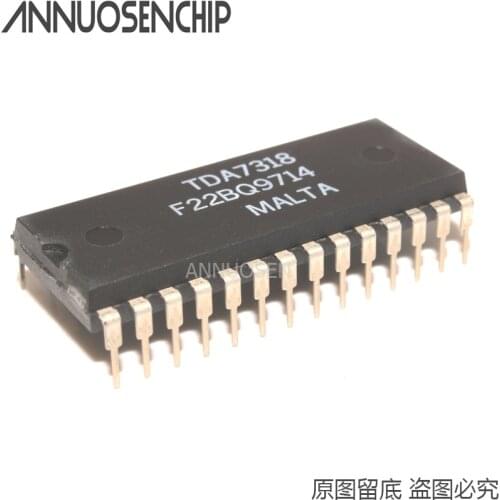 2Pcs TDA7318 DIP-28 new and original