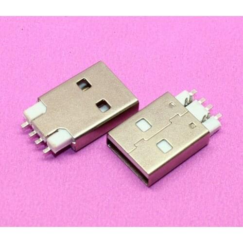 YuXi Brand New USB A-type jack male plug port connector SMD 180 degrees ,18.5x12x4.5mm