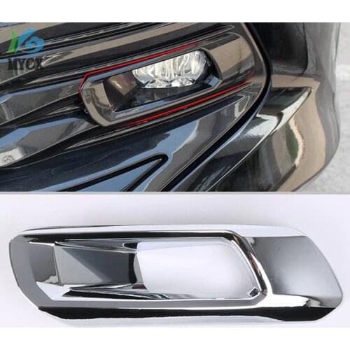 Front Fog Light Lamp Cover Foglight Trims For Toyota Camry 2018-2019 ABS Chrome Sticker Car Styling Accessories