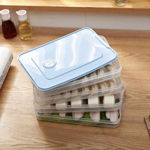 Food Preservation Plastic Storage Box Storage Tray Food Container Box Keeps Frozen Meat Vegetables And Fruits Storage Container