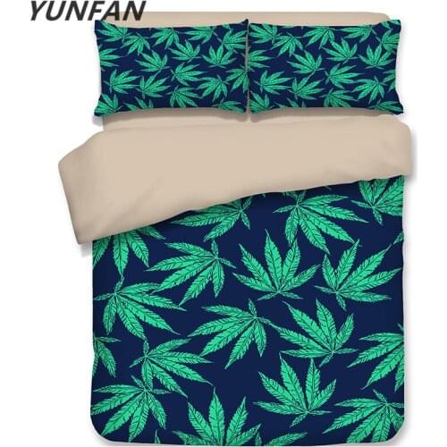 3D leaves bedding sets single double queen king quilt cover sets European fashion comforter cover simple duvet cover bedclothes
