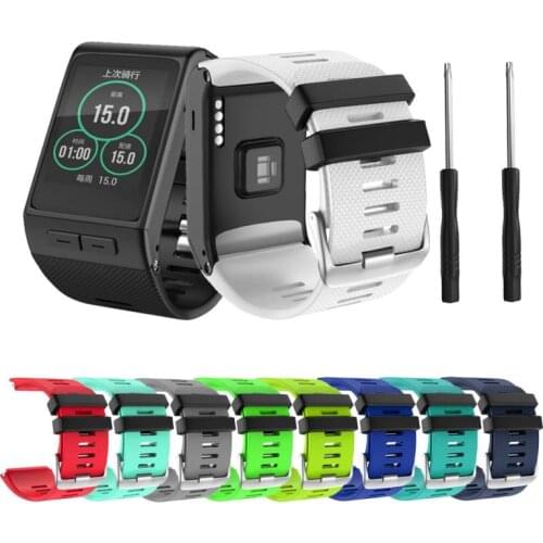 Strap For Garmin Vivoactive HR Smart Watch Strap Fashion Sports Soft Silicone Replacement Strap For Garmin Vivoactive HR