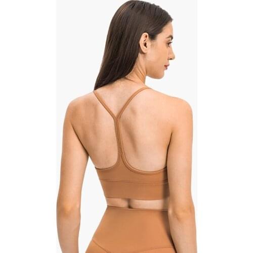 Sexy Fitness Women Sports Bra Crop Top Tights Yoga Vest Gym Clothing Run No Rims With Removable Chest Pad Lightweight Breathable