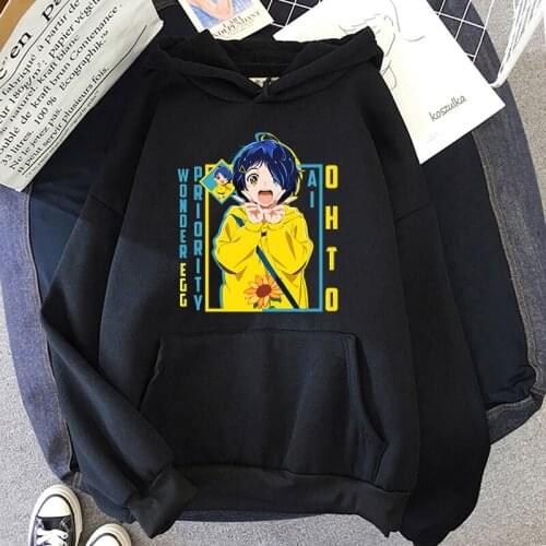 Wonder Egg Priority - Ai Ohto Hoodies Sweatshirt kawaii clothes Spring Harajuku Cartoon Hoodie Kawaii Casic Women Sweatshirts