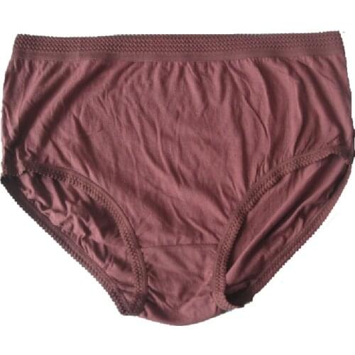 High Waist Plus Size Women Panties 100%Cotton Briefs European size L,XL,2XL,3XL Multicolors Underwears 10pcs/lot Free shipping