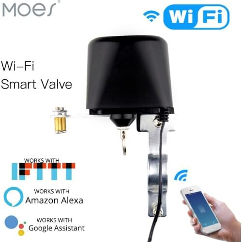 Wifi Smart Water Valve,Home Automation System Valve Control For Gas Or Water,Voice Control Work With Alexa Echo Google Home