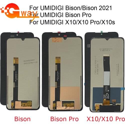 For UMI Umidigi Bison LCD Display Touch Screen Digitizer Assembly For UMI Bison GT LCD Sensor Phone Repair Parts + Free Tools