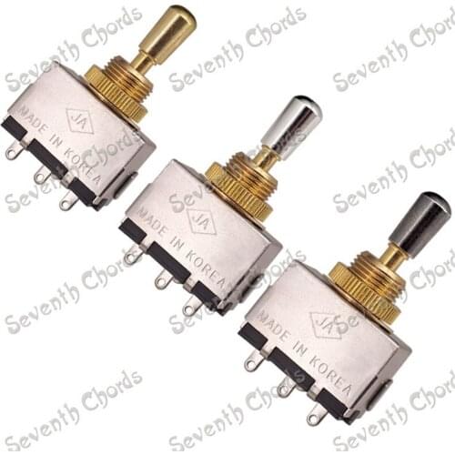1 Pcs Gold 3 Way Toggle Switch Selector for Electric Guitar Accessories parts Musical instrument