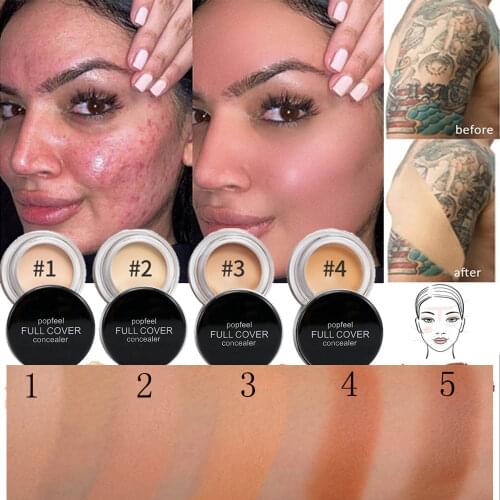 1 Piece Makeup Concealer Base New Full Concealer Repair Foundation Cream Cover Freckles Acne Marks Dark Circles Cover Cosmetic