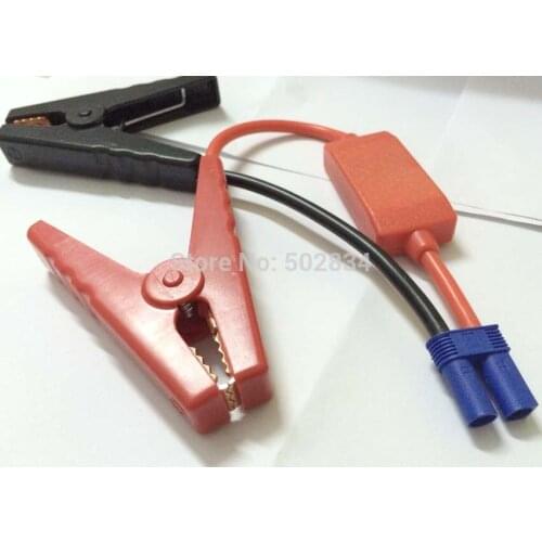 10Awg Emergency 200A Car Alligator clip power battery clips Cable EC5 Plug