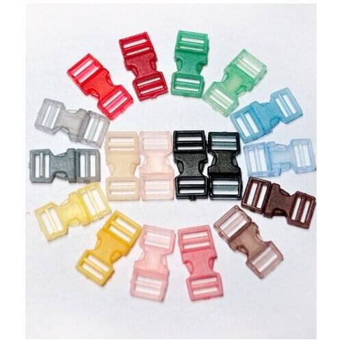 20pcs 6mm 8mm Mini doll buckles bags plastic buckle clothing DIY accessories buckle for diy sewing blyth doll bags
