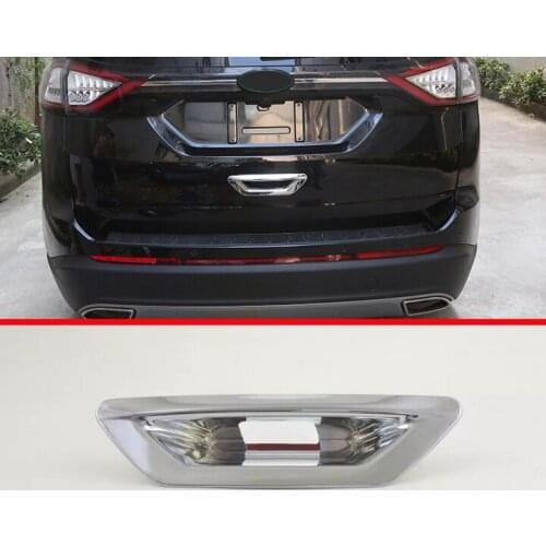 ABS Chrome Rear Trunk Car Decoration Door Handle Cover Trim Molding Bowl For Ford Edge 2016 2017