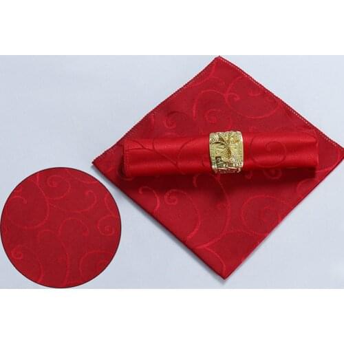 Hotel Napkin Cloth White Special Folding Flower Mouth Cloth Napkin Kitchen