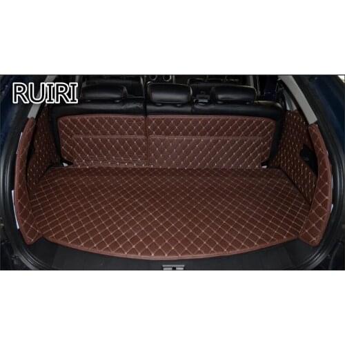 Goog quality! Special trunk mats for Ssangyong Actyon 2014 durable cargo liner boot carpets for Actyon 2013-2011,Free shipping