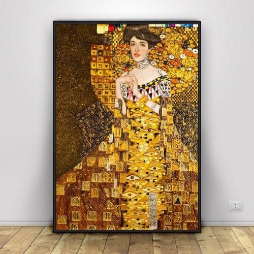 Gustav Klimt Canvas Print Painting Retro Famous Poster Modern Home Decoration HD Print Wall Art Picture For Living Room