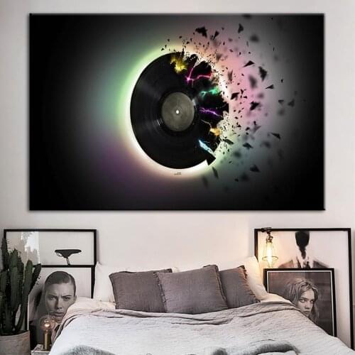 Pictures DJ Painting Home Decoration Wall Artwork Canvas Hd Prints Modular Fashion Modern Music Poster For Living Room Framed