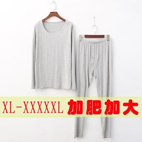 Long Johns Oversized Largo Johns Thermal Underwear Men Underwear Sets Clothes for Men Set Mens Clothing Comfortable Thin Modal