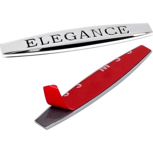 2pcs Metal Sticker For AMG Mercedes Benz W212 W211 W210 W205 W163 A/B/C/E /G Class ELEGANCE Emblem Sticker Side Fender Sticker