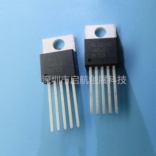 10pcs/lot XL2576T-5.0E1 XL2576T 5V TO-220-5 voltage regulator chip