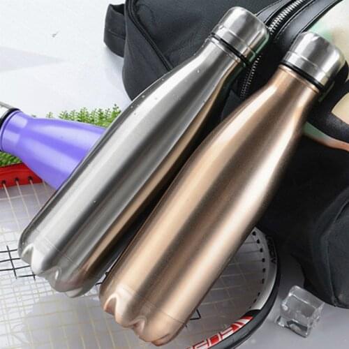 Fashion 500ML My Bottle Stainless Steel Water Bottle Sport Thermal Insulation Shaker Drink Bottle For Kids Drinking Drinkware
