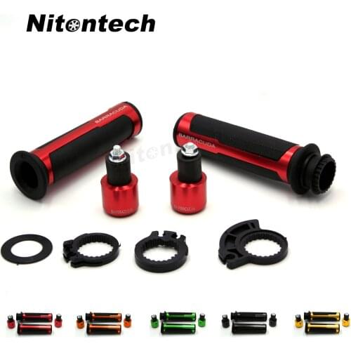 Motorcycle 7/8" 22mm Hand Grips CNC Aluminum Rubber Gel Grip Motorbike Accessories for YAMAHA YZF R1 R25 R3 R6 2017 2018 2019