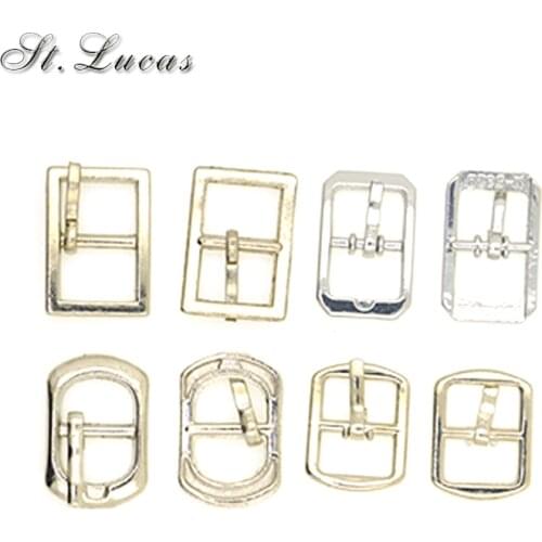 New arrived 20pcs/lot silver small Square round alloy metal shoes bags Belt Buckles DIY Accessory Sewing scrapbooking