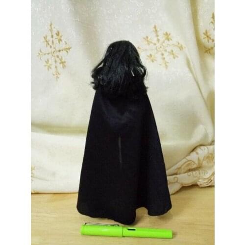 1/6 Scale Black Cape Model for 12" Female&Male Body Action Figure Doll Toys