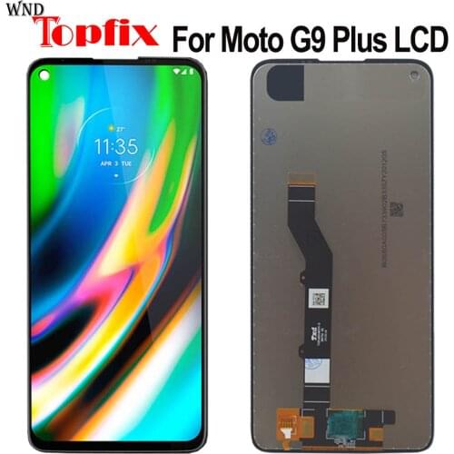 Original New Tested 6.81" For Motorola Moto G9 Plus Lcd Screen Display Touch Digitizer Assembly G9Plus LCD Diaplsy