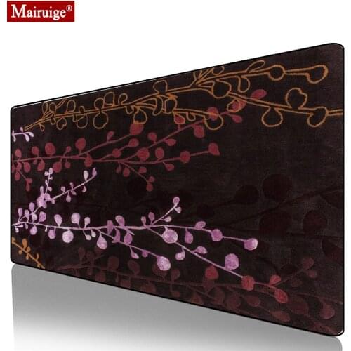 Persian Rug Black Grain Mouse Pad XXL Gamer Desk Mat Large Keyboard Pad Gaming MousePad 90x40cm/80x30cm for Laptop Table Pads