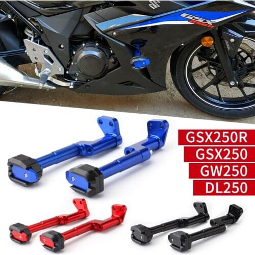 Suitable for motorcycle gsx250rgw250dl250 refitting bumper anti falling rubber stick protection bar anti dropping ball