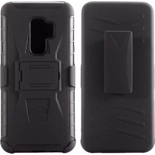 ShockProof Heavy Duty Armour Tough Stand Case With Belt Clip For Samsung Galaxy S9