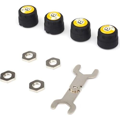 Car Tire Pressure Monitoring System Wireless Bluetooth Tpms Universal Auto External Sensors Control System For Ios Android Real