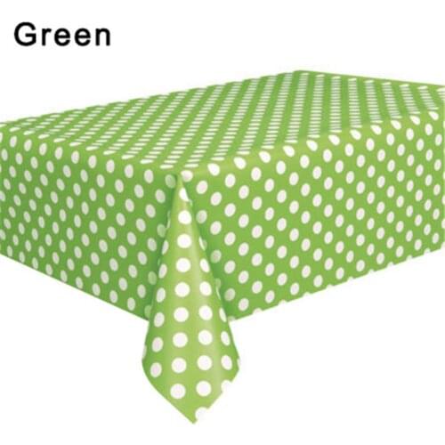 Birthday Party Decoration Tablecloth Living Room Polka Dot Table Cloth Family Hotel Travel Disposable Tablecloth Cleaning Decor