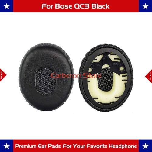 Replacement Ear Pad Ear Cushion for Bose Quiet Comfort 3(QC3)/On-Ear(OE) Headphones(Black Mesh)