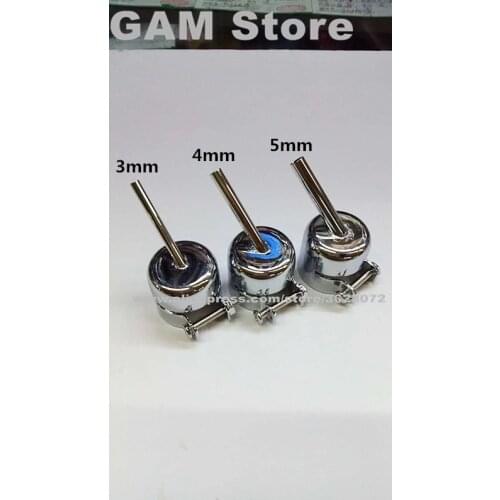 Hot Air Gun Nozzle Oblique Angle of 45 Degrees Lengthened 28mm For 850 858 Rework Station Soldering Welding Tool