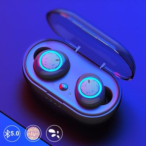 TWS True Wireless Earbuds Bluetooth Earphone Touch Control Headset Mini With Microphone