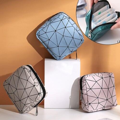 Waterproof Mini Reusable Multifunctional Sanitary Pad Bags Napkin Organizer Women Pad Pouch Bags Portable Makeup Bags Coin Purse