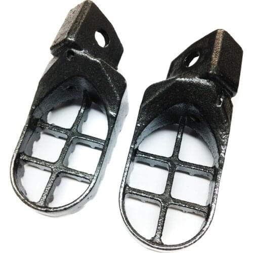 Aftermarket Motorcycle Parts Motocross MX Steel Foot Pegs For yamaha YZ80 WR250 YZ125 YZ250 WR500 WR200 Gray