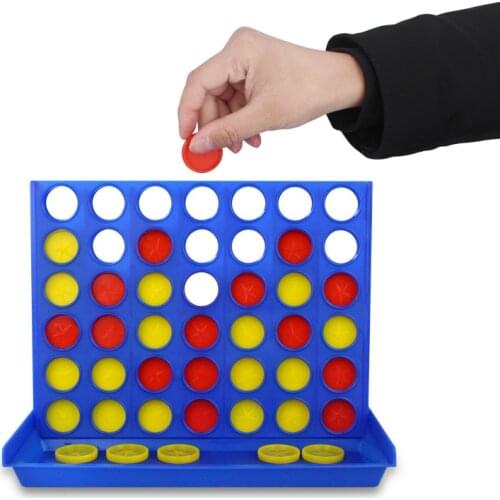 1 Set Connect 4 In A Line Board Game Childrens Educational Toys For Kid Sports Entertainment