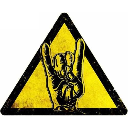 1 Pcs for Heavy Warning Decal Refrigerator Anime Car Stickers Scratch-Proof Cartoon Bumper Decoration 13cm X 10.7cm