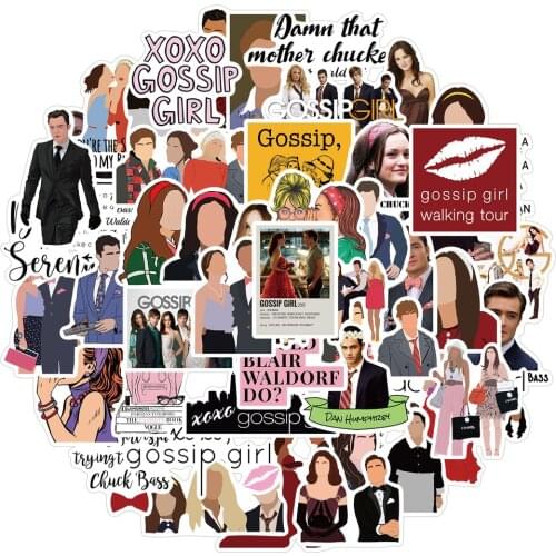 10/50Pcs/Pack Gossip Girl Graffiti Stickers Divination Stickers For Luggage Laptop Refrigerator Motorcycle Skateboard Pegatinas
