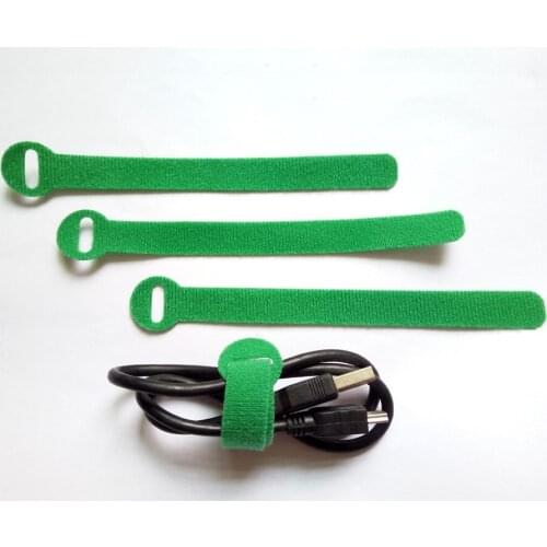 96pcs 14*160mm green Nylon Reusable Cable Ties with Eyelet Holes back to back cable tie strap thin hook cable organizer figment