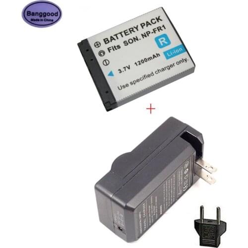 New 3.7V 1200mAh NP-FR1 NP FR1 NPFR1 Camera Battery For SONY DSC P100 P200 P150 P120 T30 G1 V3 T50 F88 P100L P100R P100S P150B