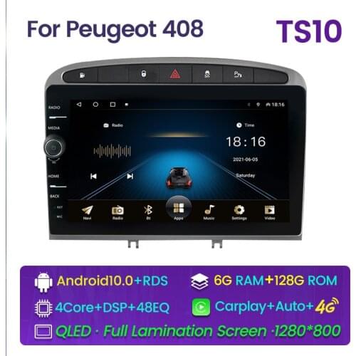 Auto Radio For Peugeot 408 308 308S 2012 2013 2014 - 2020 Multimedia Video Player 2 Din Car Radio GPS Android 2Din Touch Screen