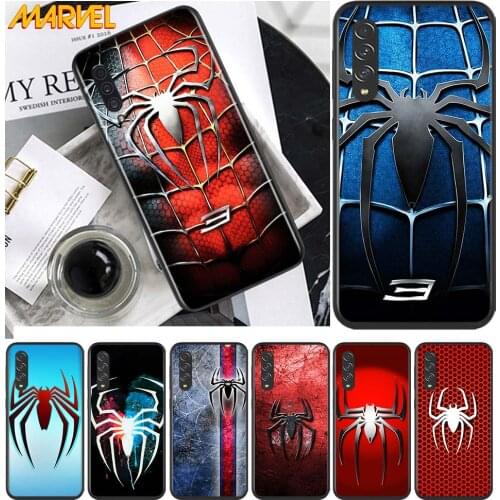 Spider Marvel Cool for Samsung Galaxy A90 A80 A70 A60 A50 M60 M40 A20E A2Core A10S A10E Silicon Soft Black Phone Case